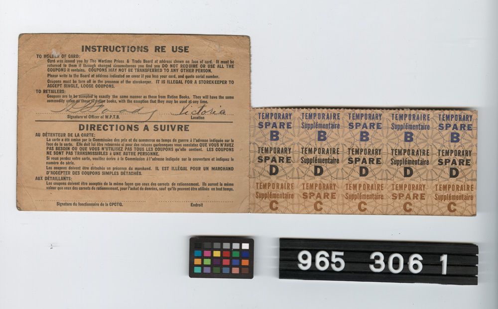 Image representing Card, Ration.