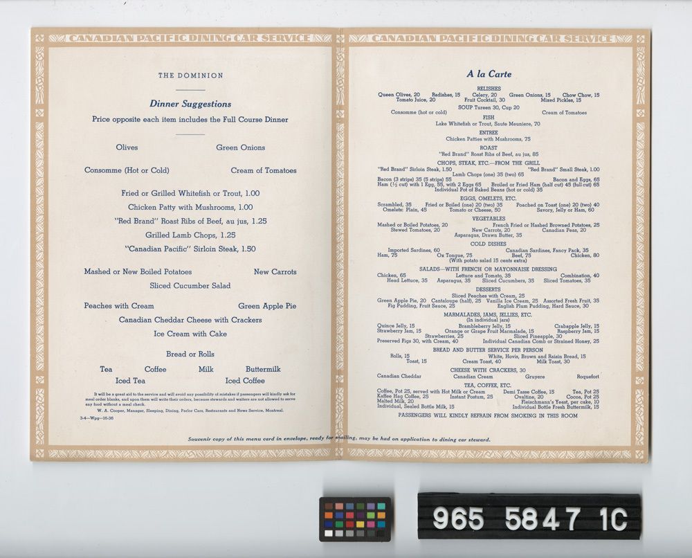 Image representing Menu, Railroad.