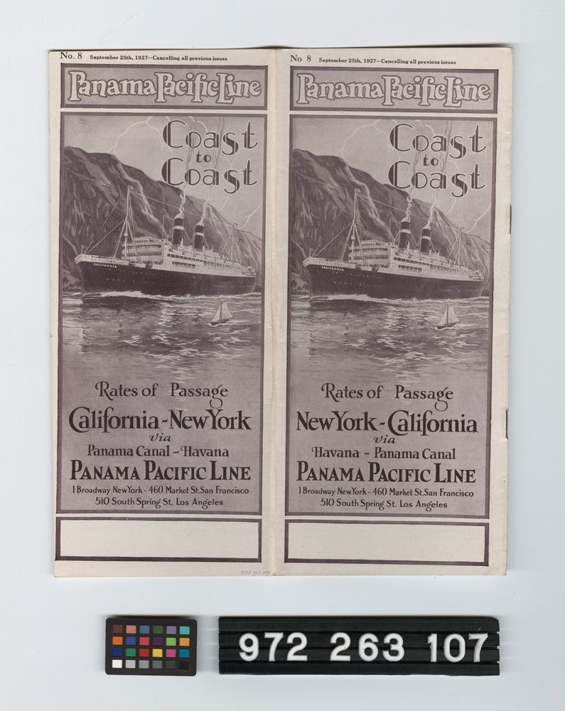 Image representing Brochure, Steamship.