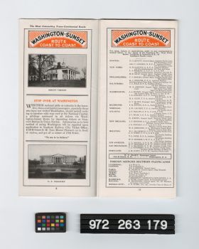 Image representing railroad brochure.