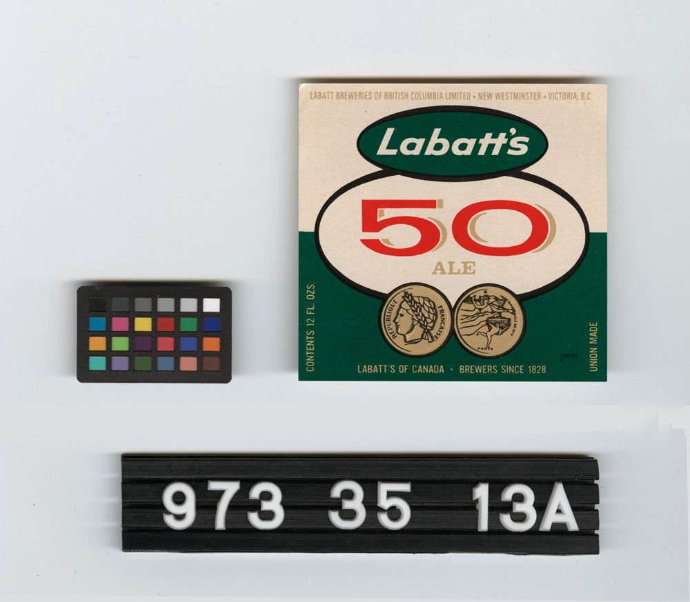 Image representing beer bottle label.